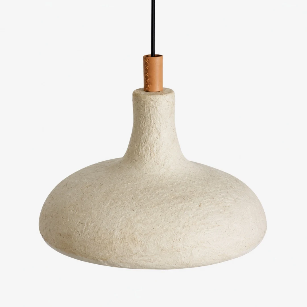 Off-White Reispapier-Pendelleuchte