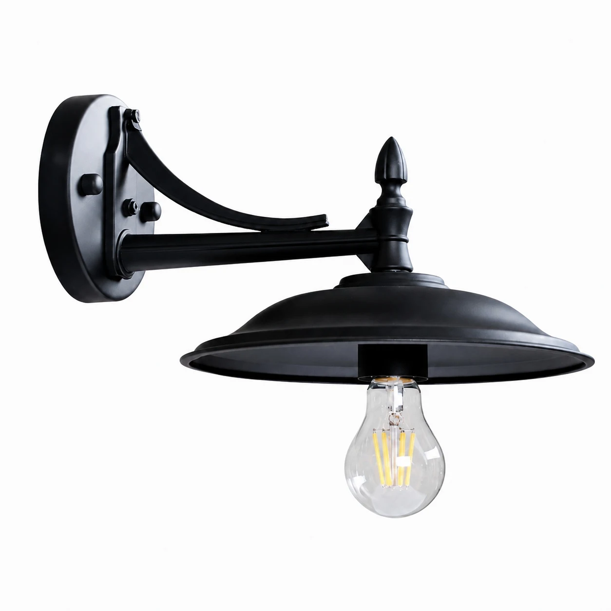 SKU-Bild der Leviaxa Outdoor-Wandleuchte in Mattschwarz